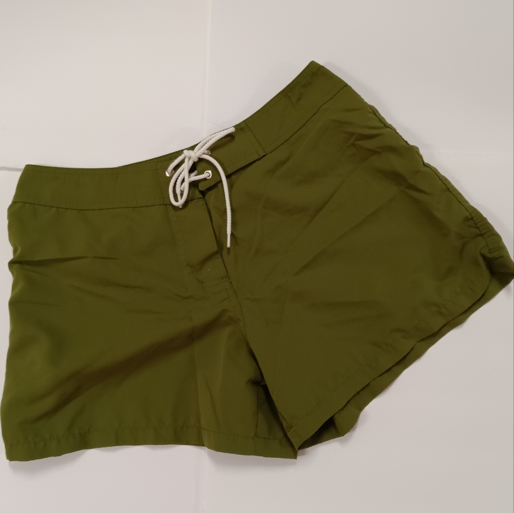 Vintage Kechika Women's Swim Board Shorts Green
